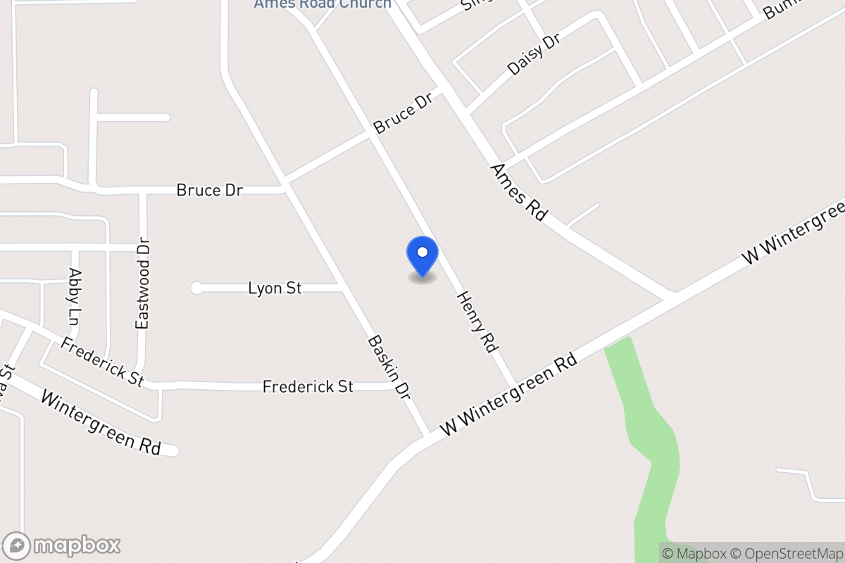 Map of 2817 Henry Rd