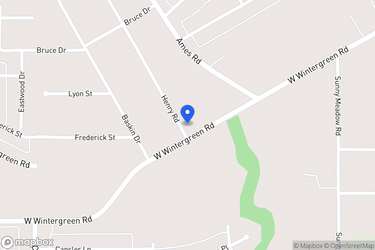 Map of 2704 Henry Rd