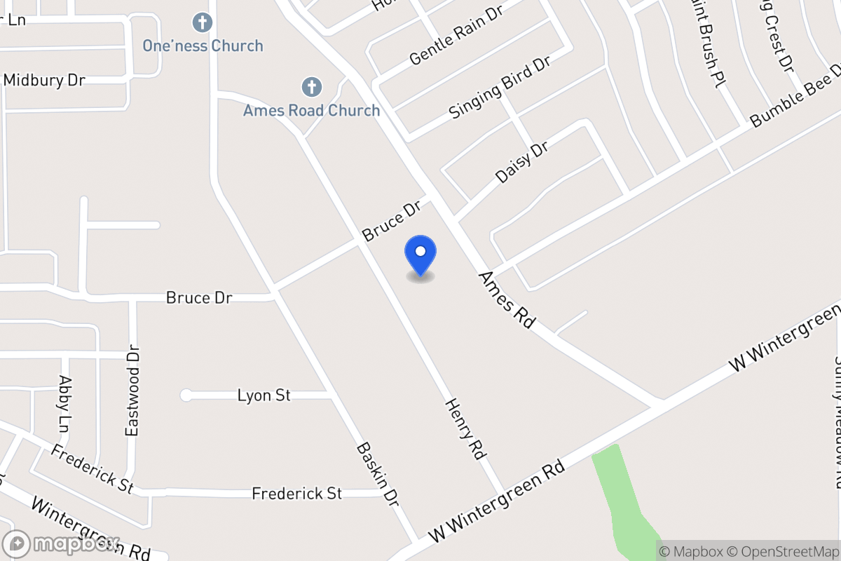 Map of 2910 Henry Rd