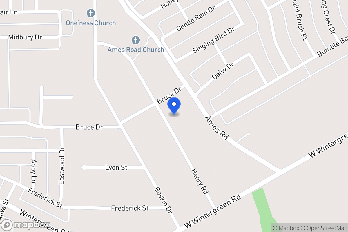 Map of 2932 Henry Rd