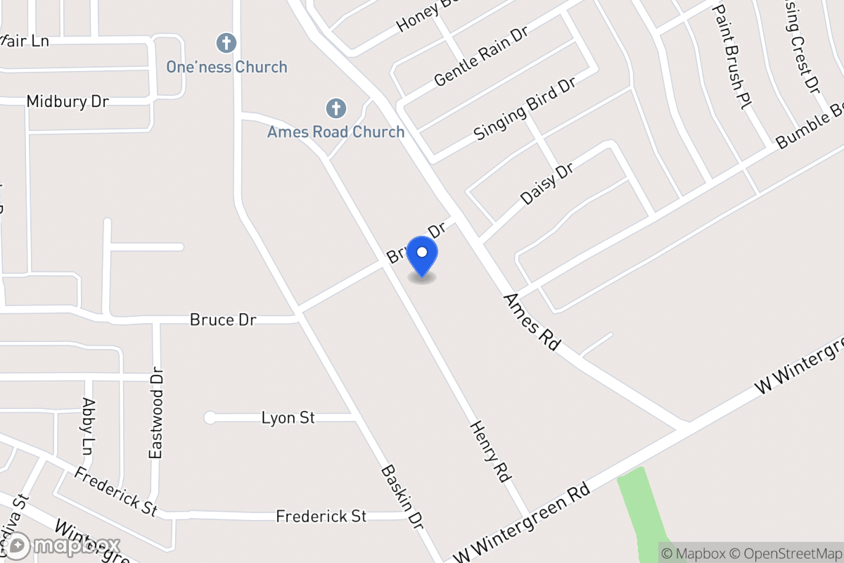 Map of 2934 Henry Rd