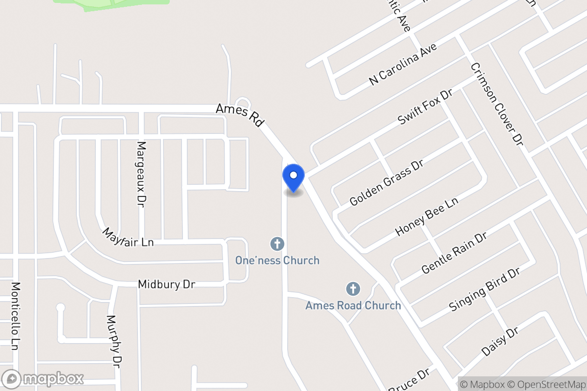 Map of 3302 Ames Rd