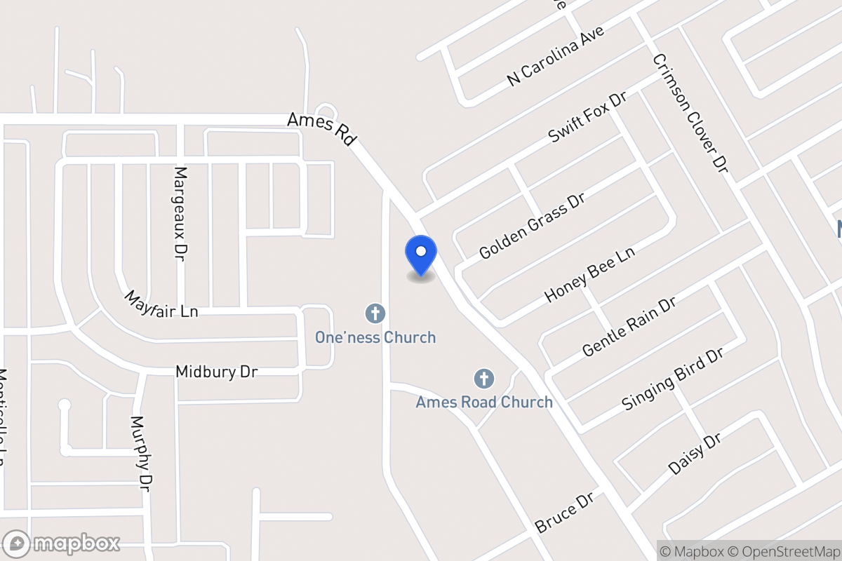 Map of 3109 Ames Rd