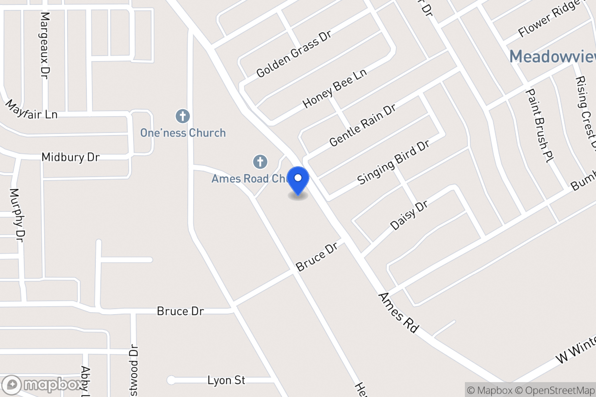 Map of 3027 Ames Rd