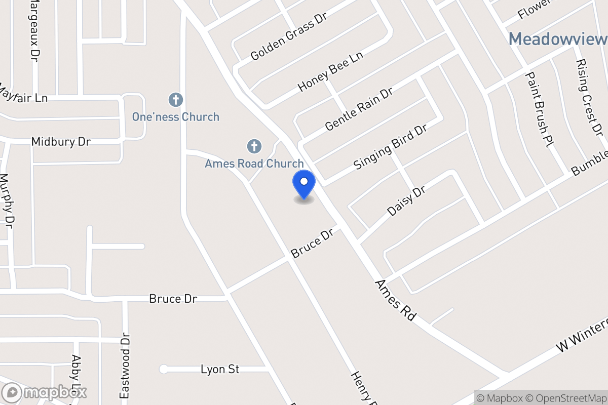 Map of 3021 Ames Rd