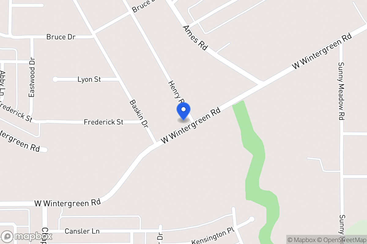 Map of 2705 Henry Rd