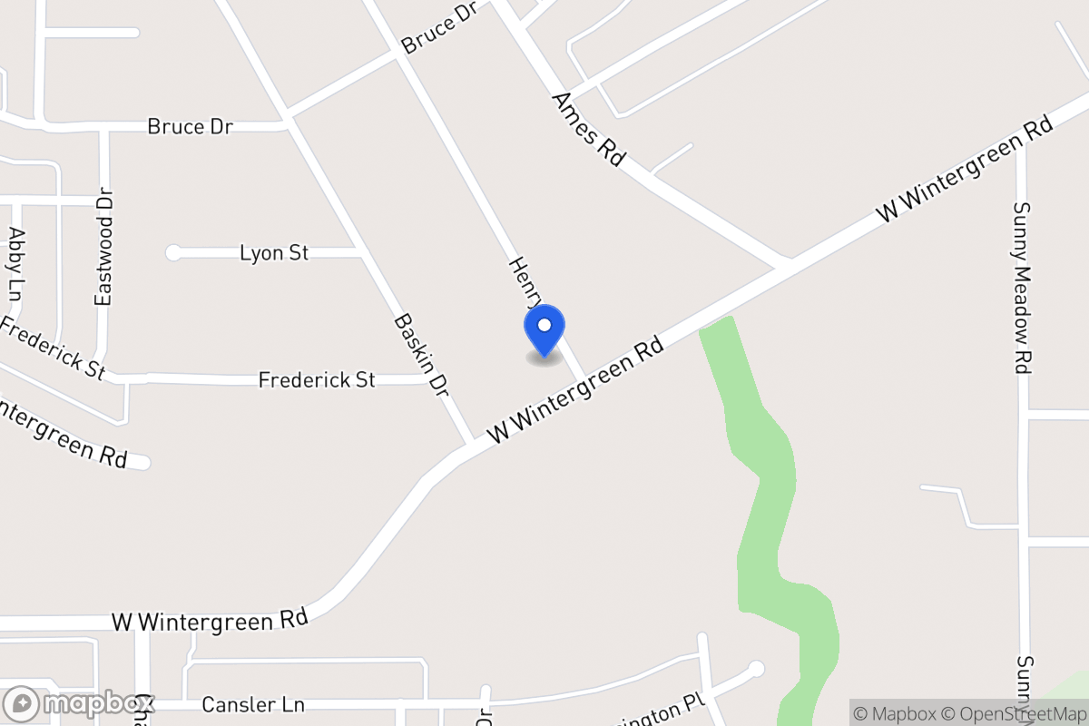 Map of 2709 Henry Rd