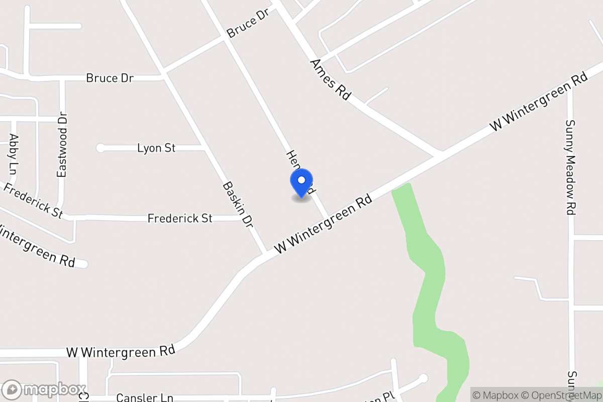 Map of 2713 Henry Rd
