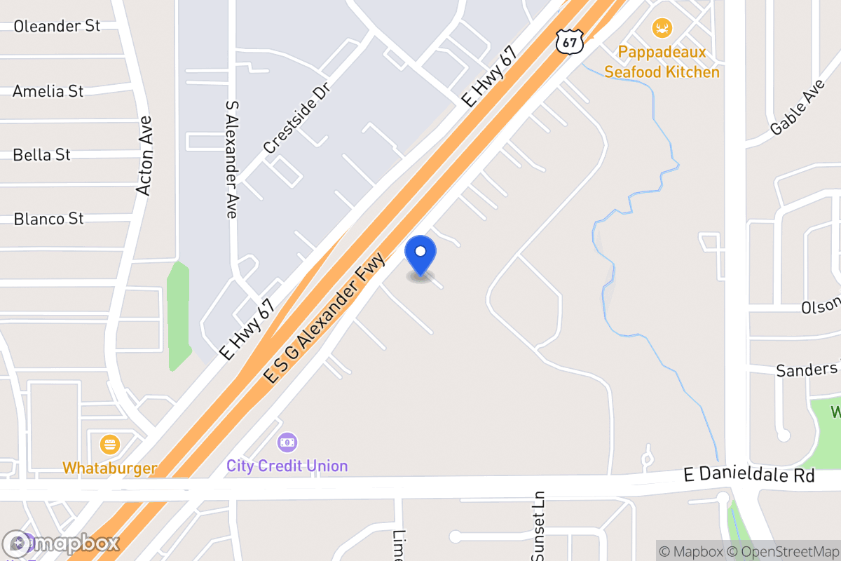 Map of 626 E Us Hwy 67