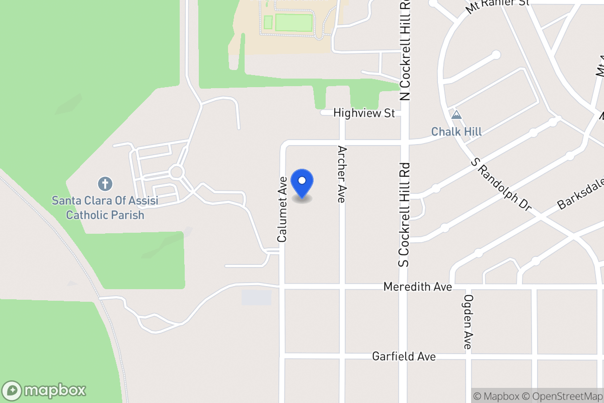 Map of 216 Calumet Ave
