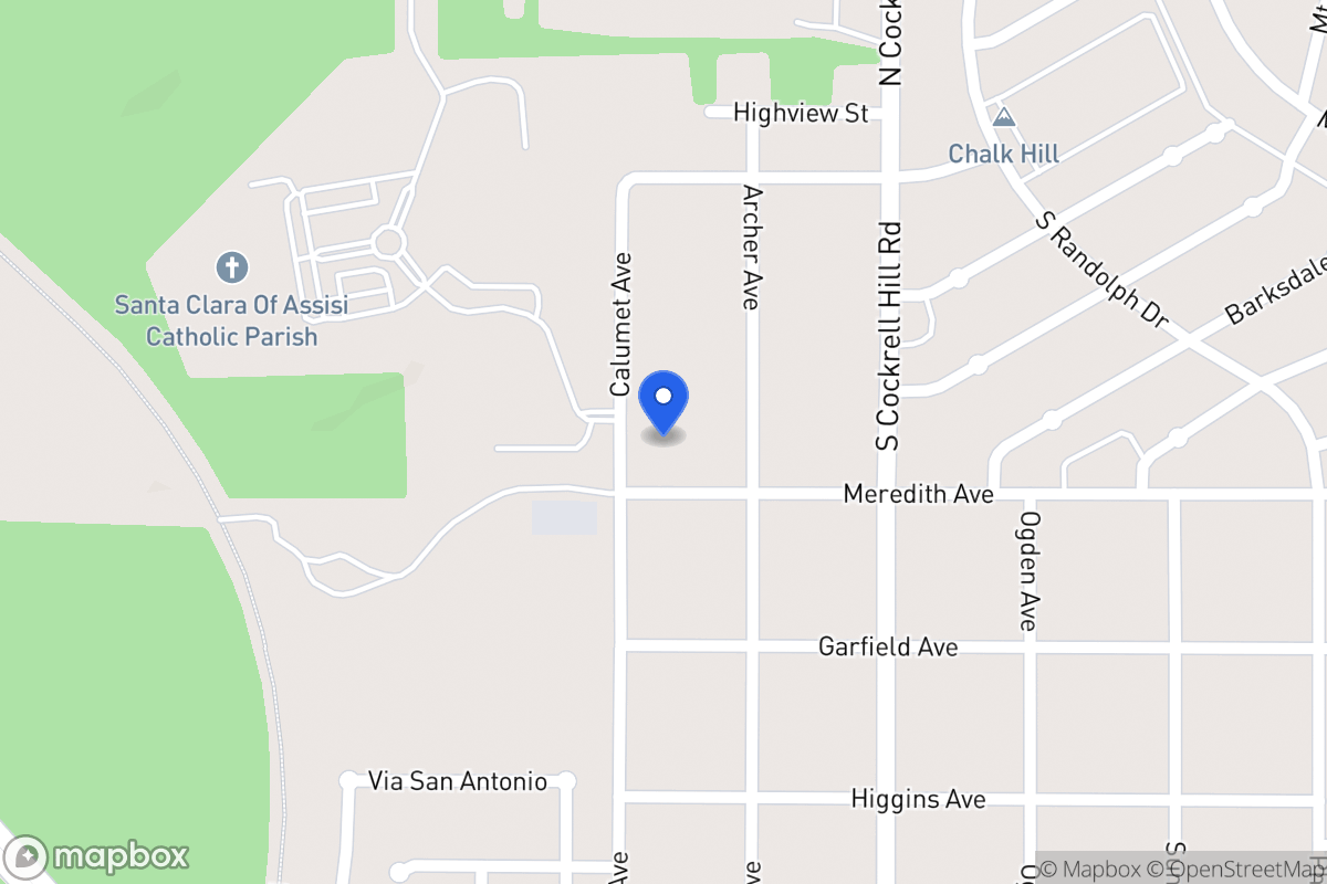 Map of 318 Calumet Ave