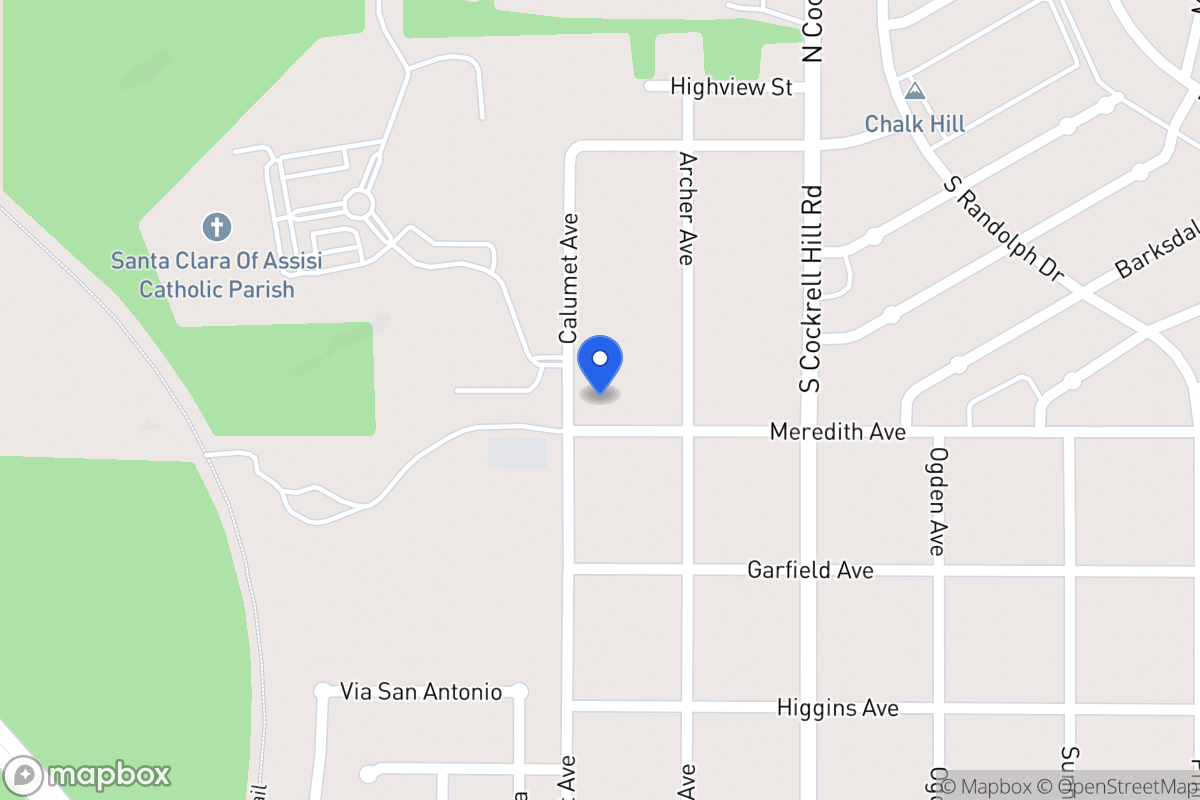 Map of 322 Calumet Ave