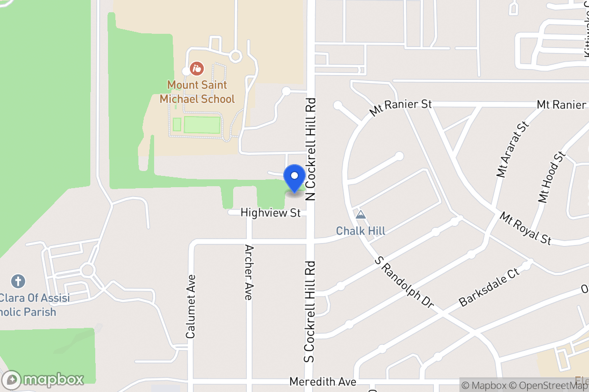 Map of 4401 Highview St