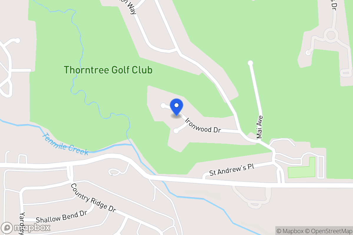 Map of 300 Thorntree Dr