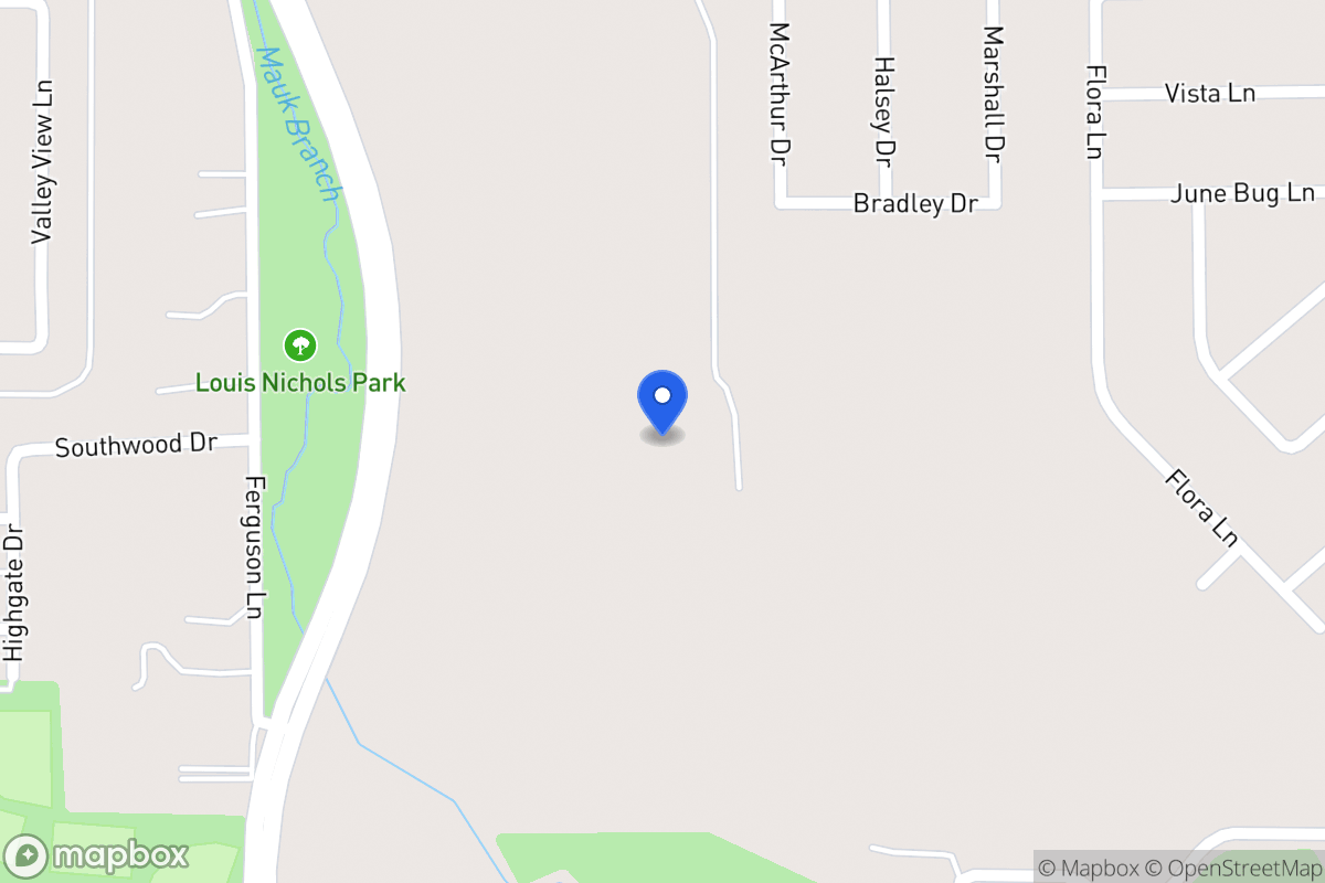 Map of 1000 E Danieldale Rd