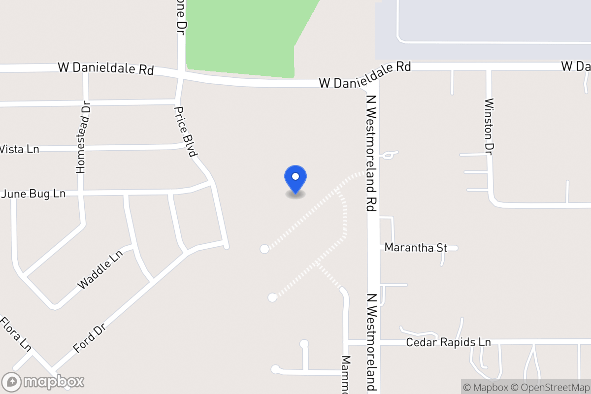 Map of 2051 N Westmoreland Rd