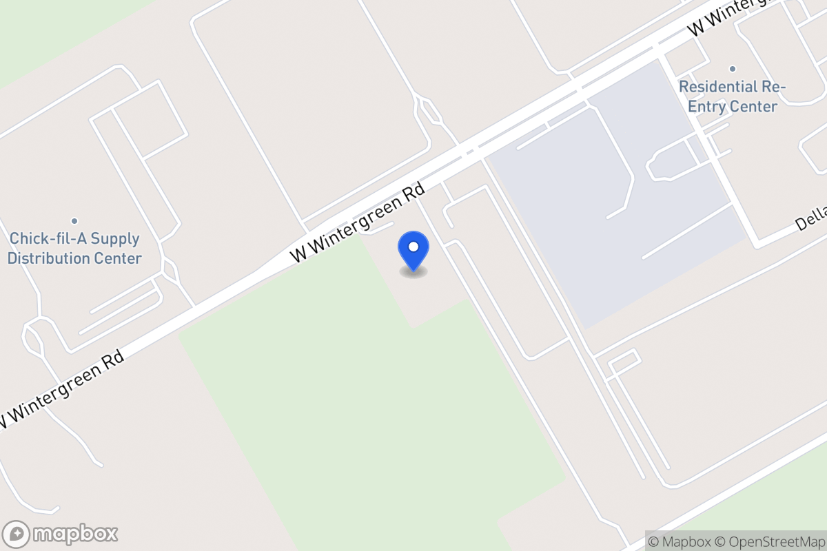 Map of 1355 W Wintergreen Rd