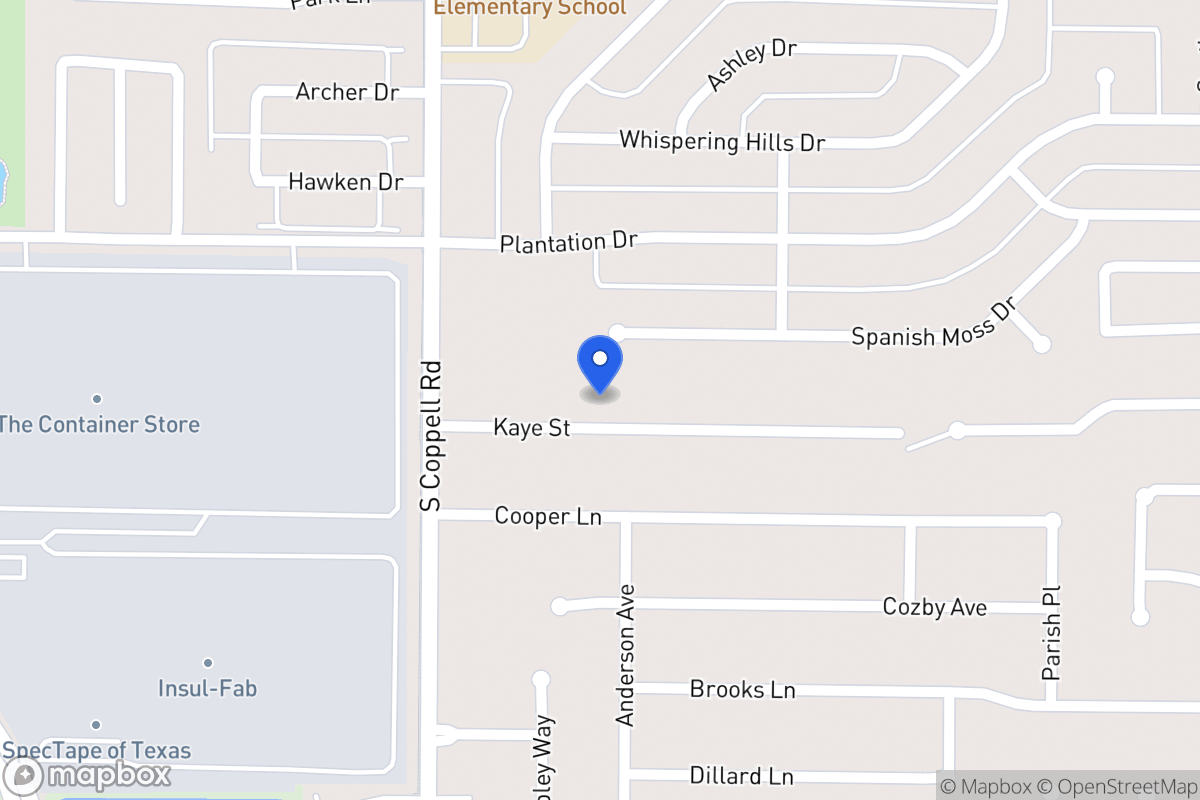Map of 412 Kaye St