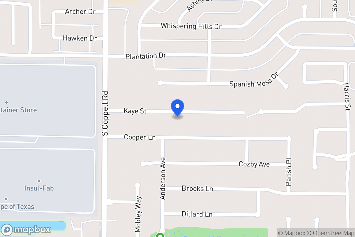 Map of 341 Kaye St