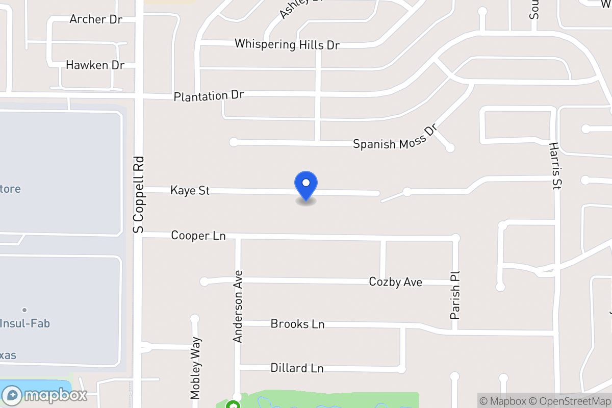 Map of 325 Kaye St