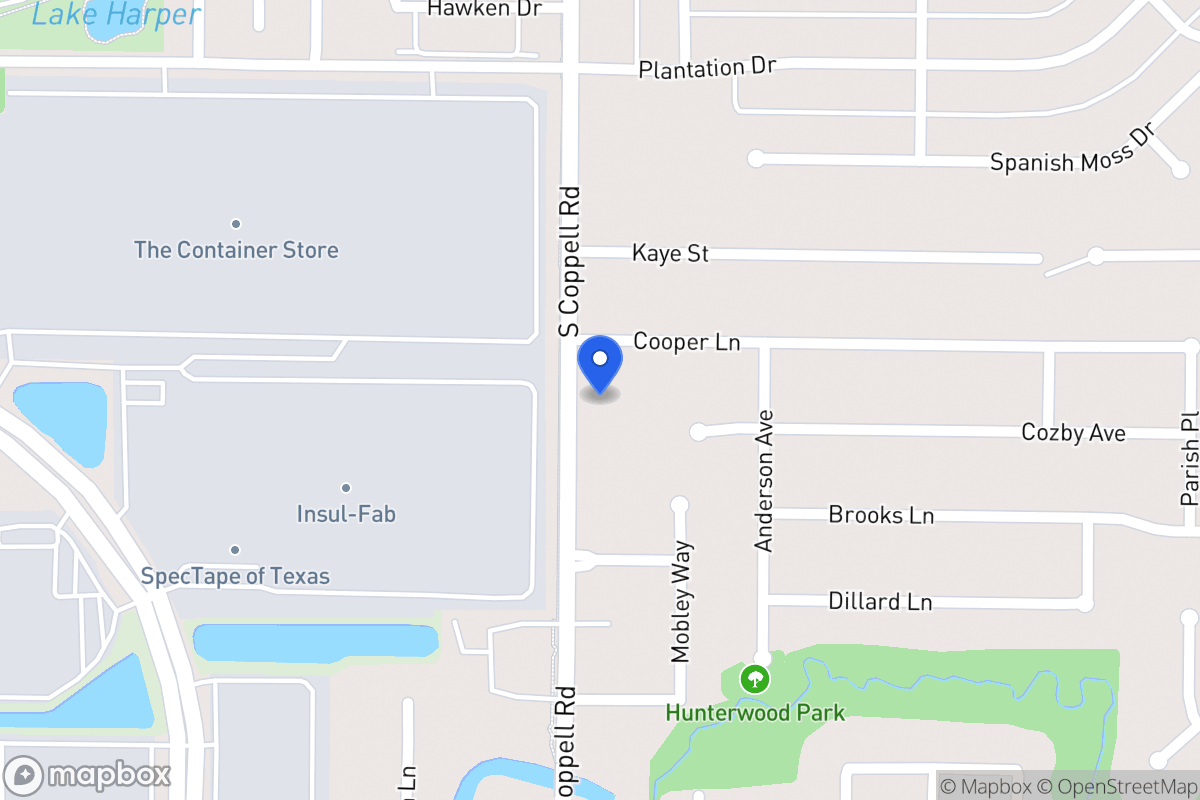 Map of 512 Coppell Rd