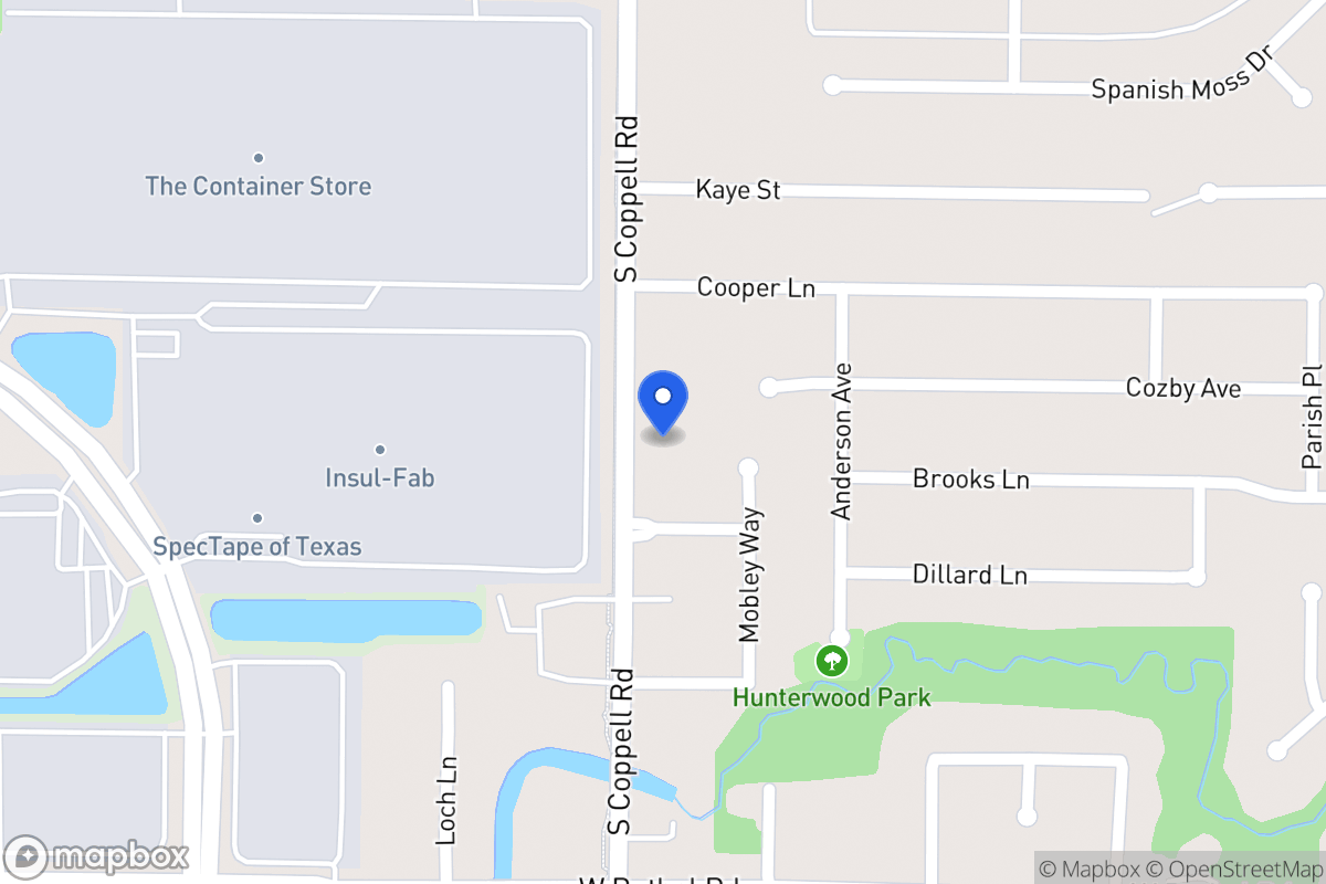 Map of 528 Coppell Rd