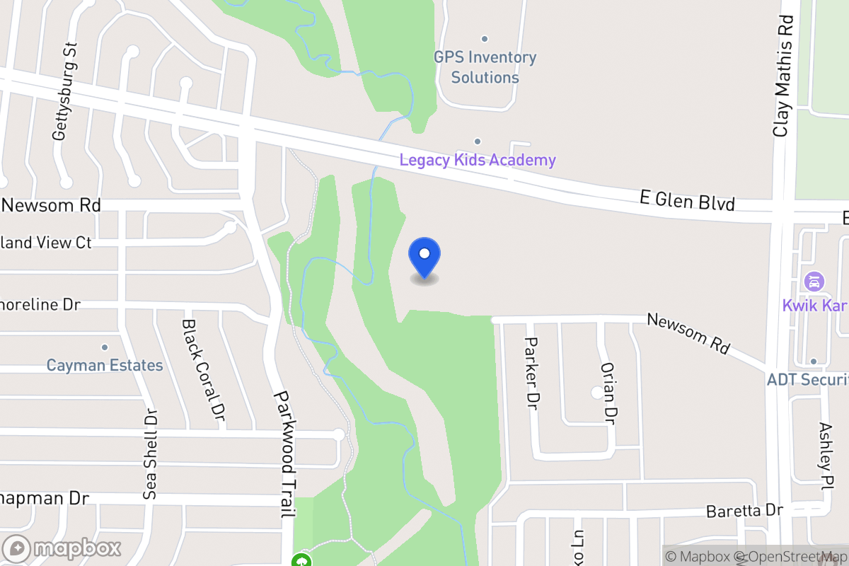Map of 2100 Newsom Rd