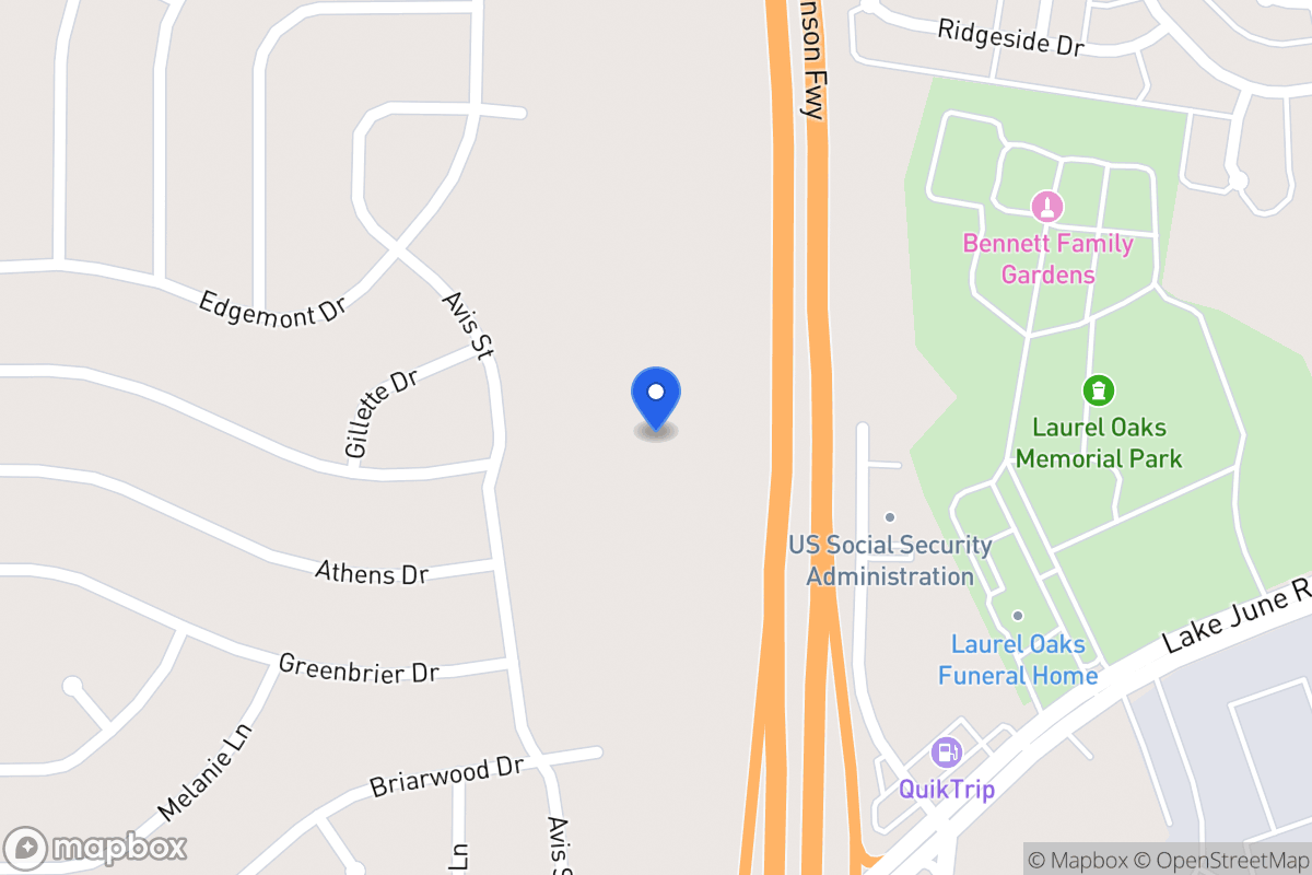 Map of 23701 Lbj Fwy