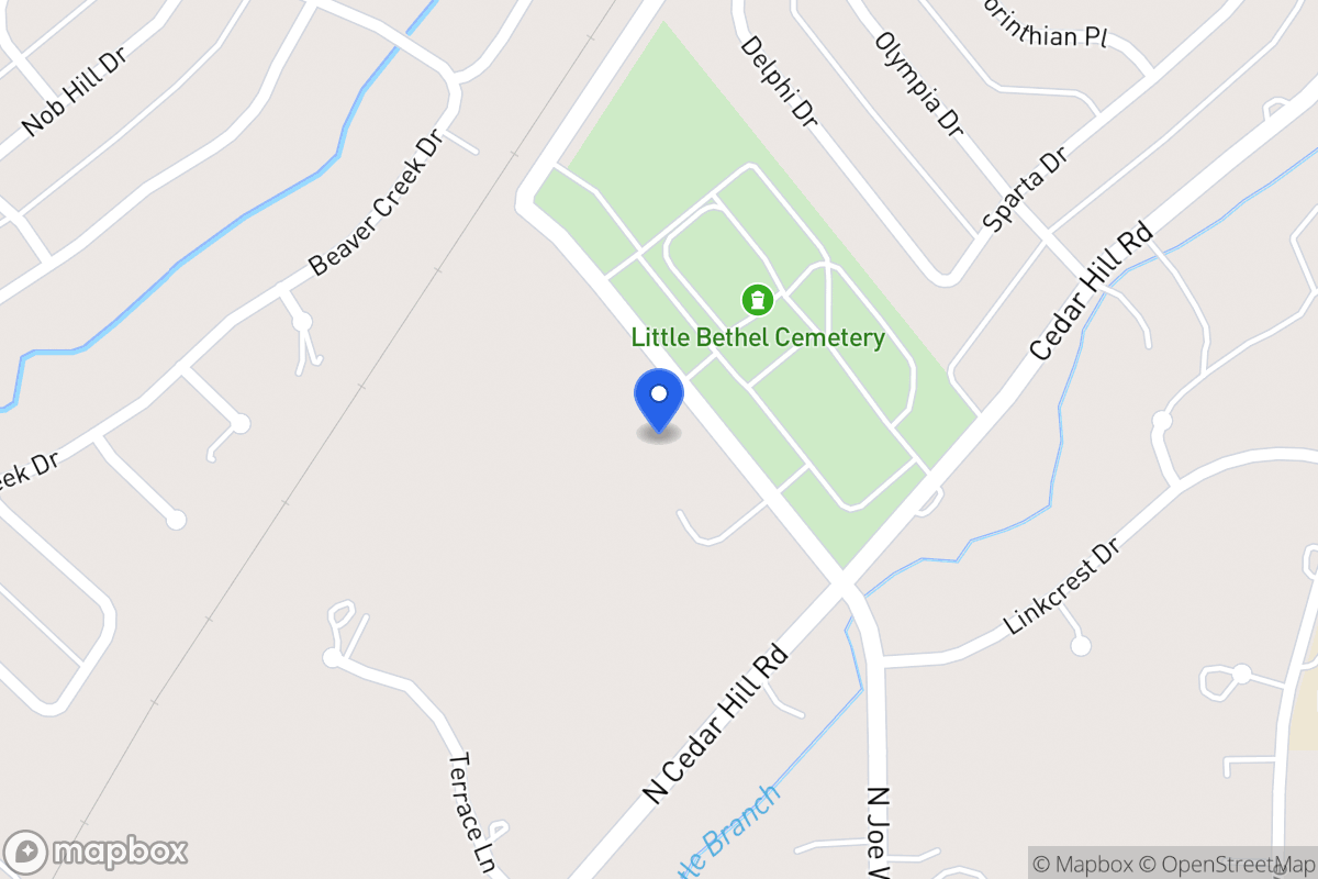 Map of 1800 N Joe Wilson Rd