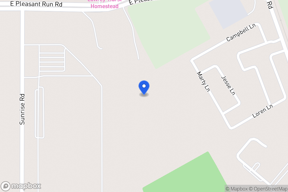 Map of 401 W Pleasant Run Rd