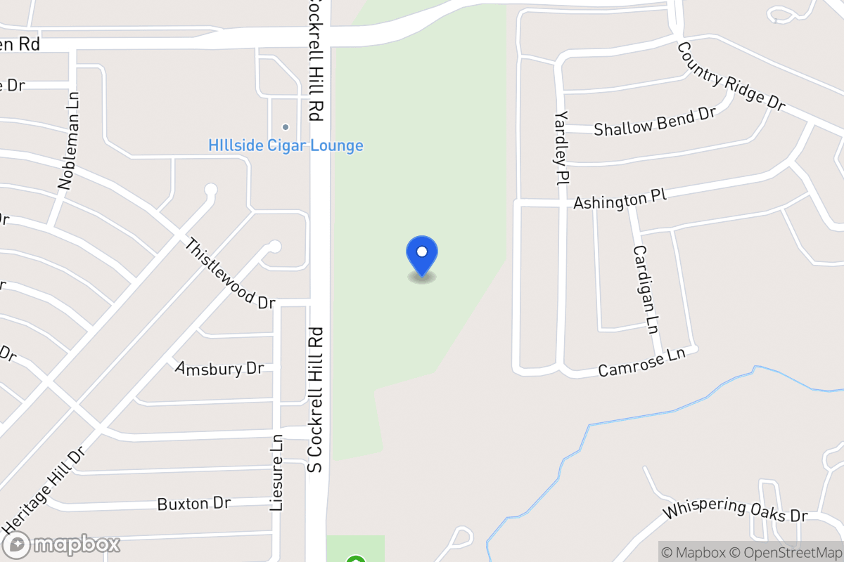 Map of 2200 Cockrell Hill Rd