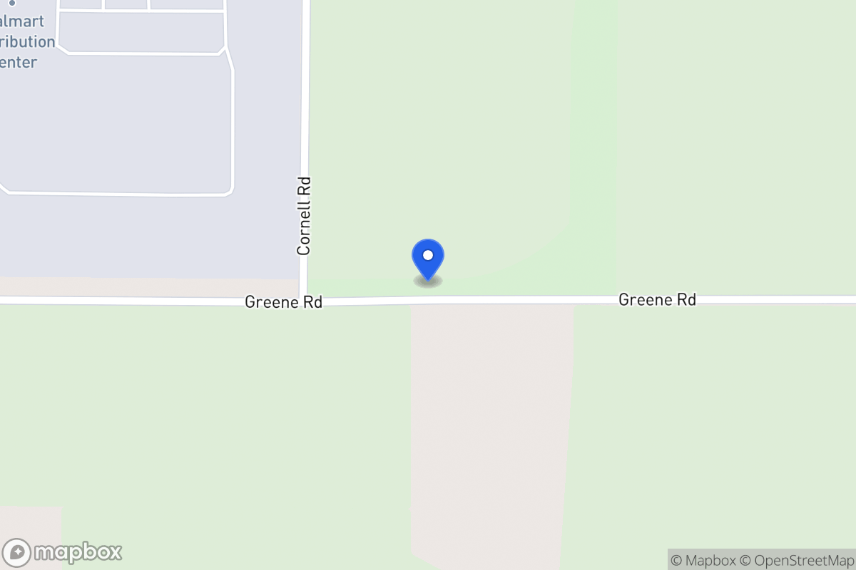 Map of 1001 Greene Rd