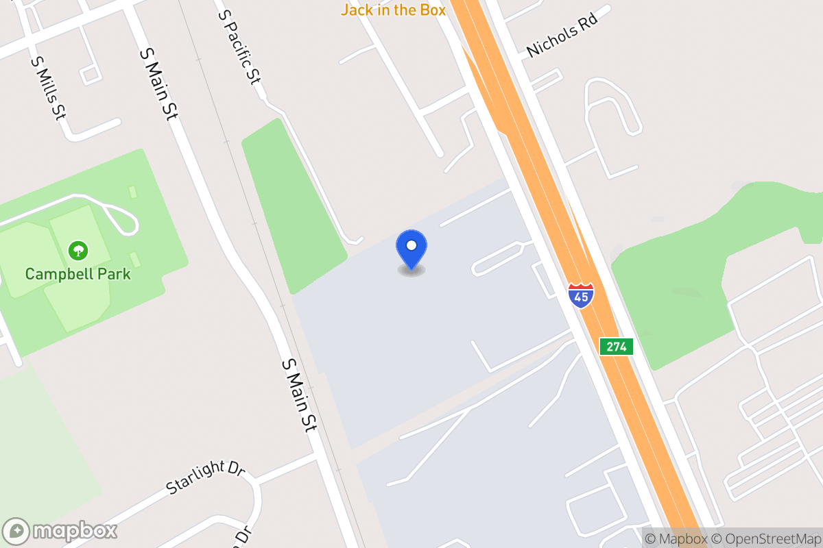 Map of 505 S Ih 45
