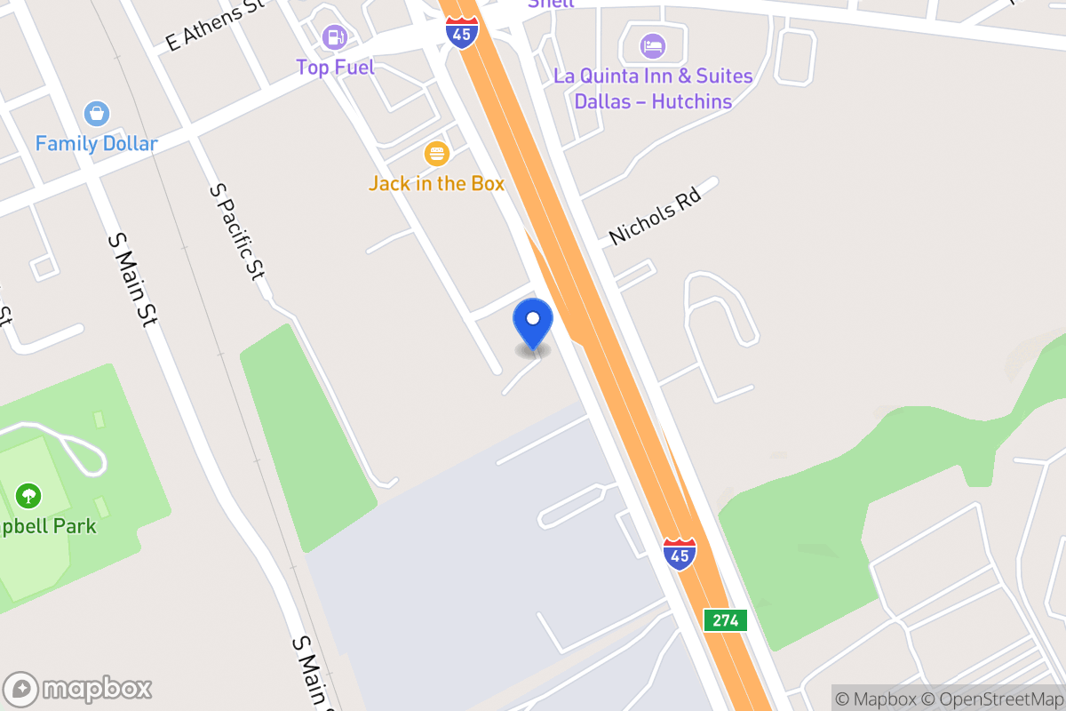 Map of 353 N Ih 45