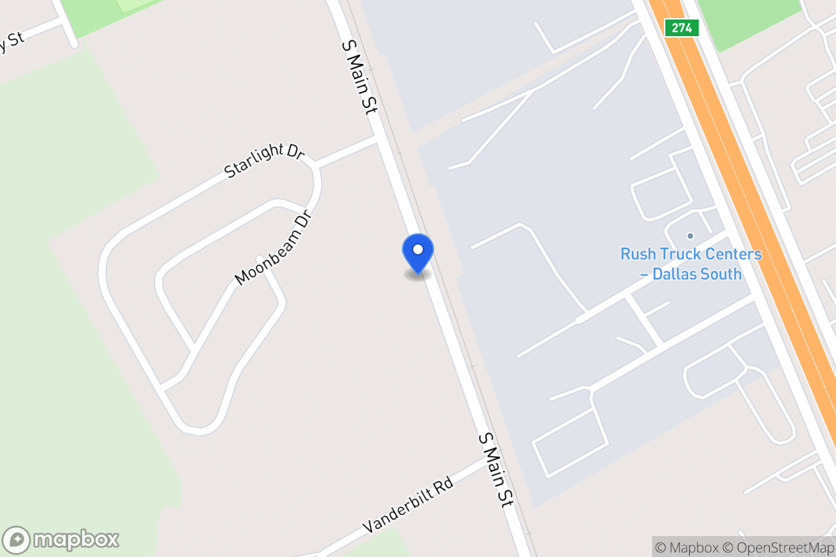 Map of 2100 S Main St