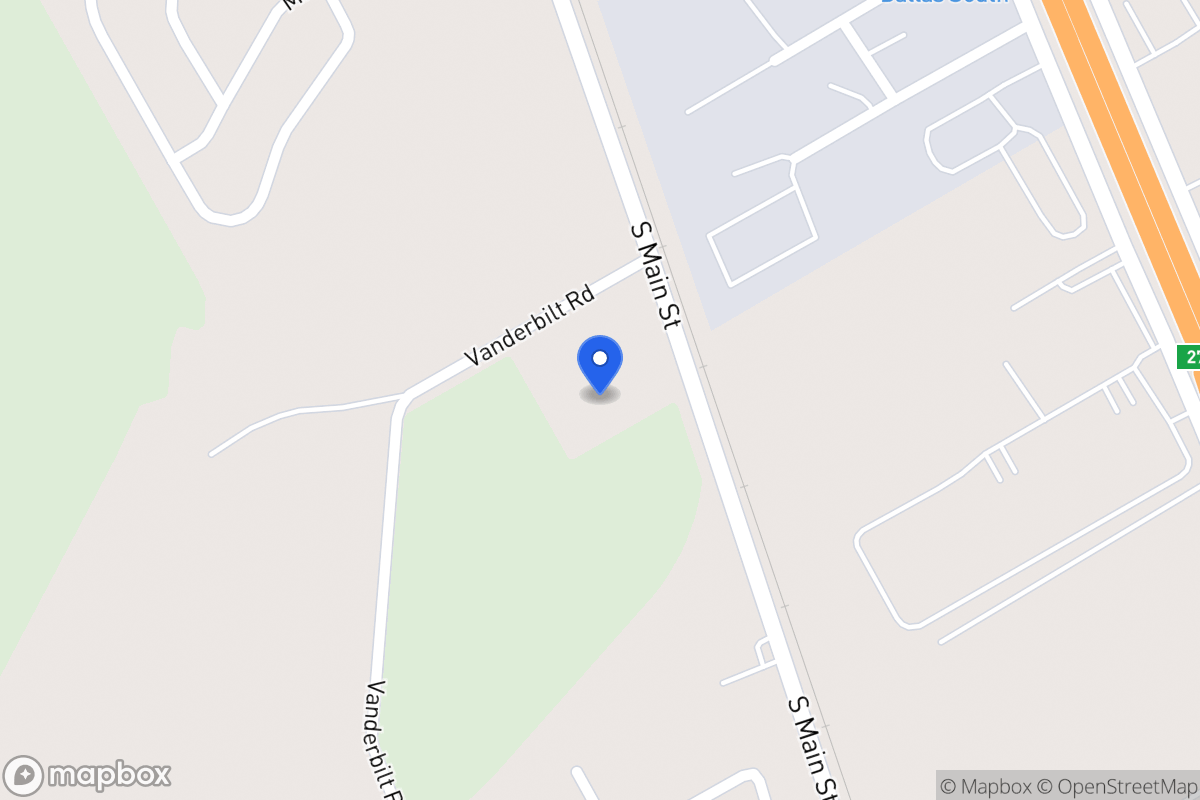 Map of 1430 Vanderbilt Rd