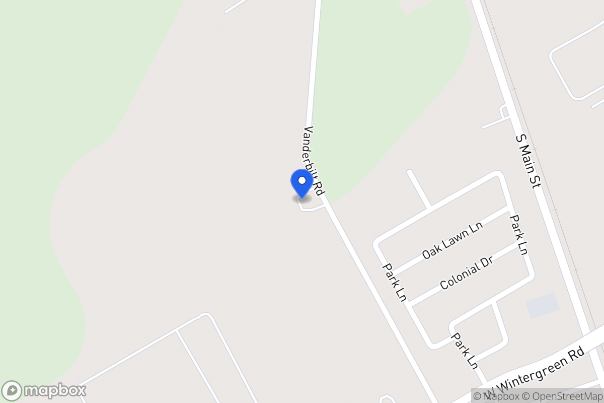 Map of 1583 Vanderbilt Rd
