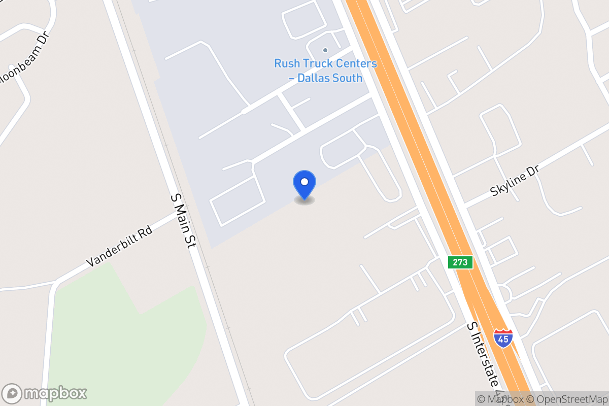 Map of 1101 S Ih 45