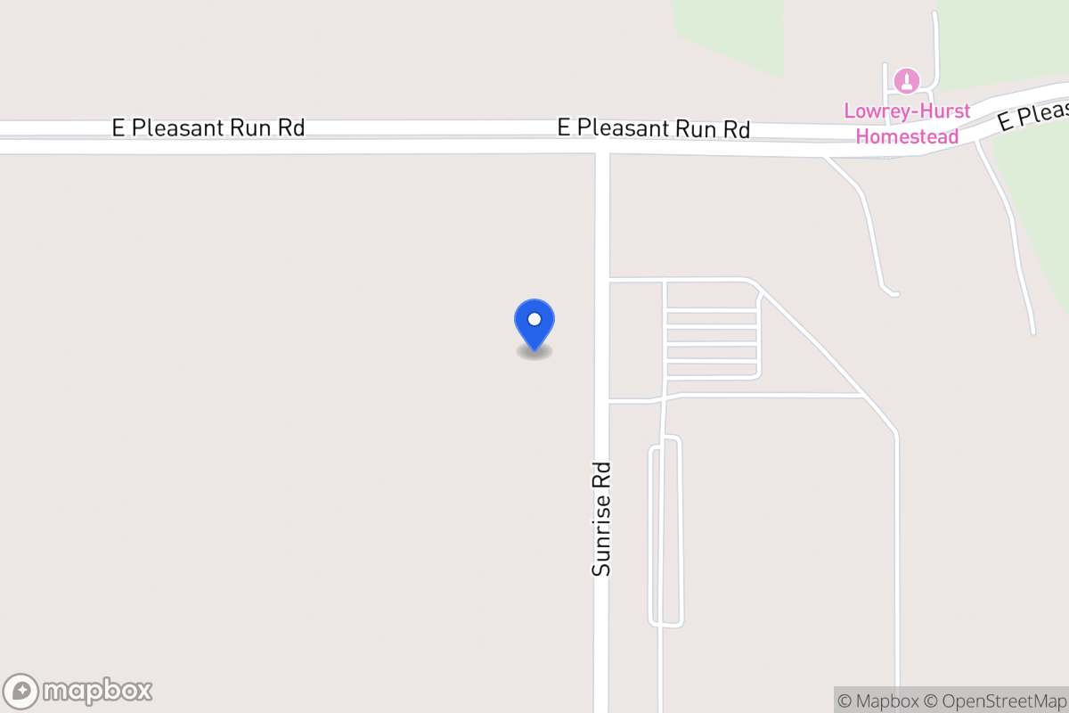 Map of 1301 N Sunrise Rd