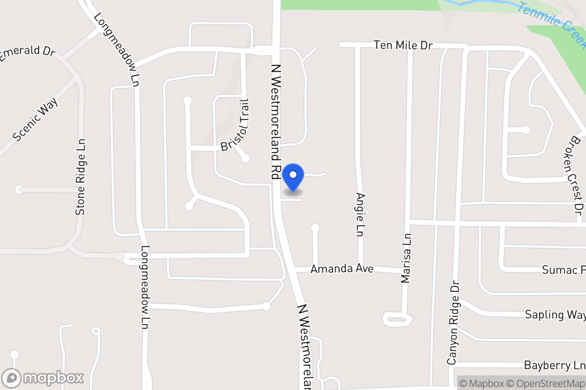 Map of 1030 Westmoreland Rd