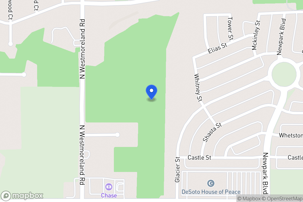 Map of 214 N Westmoreland Rd