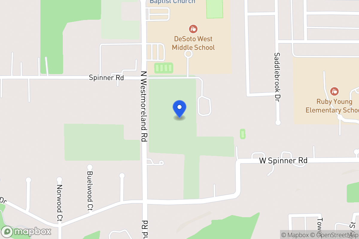 Map of 600 N Westmoreland Rd