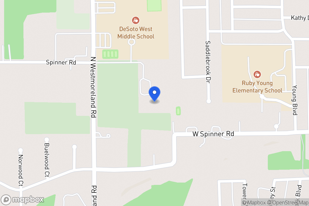 Map of 602 N Westmoreland Rd