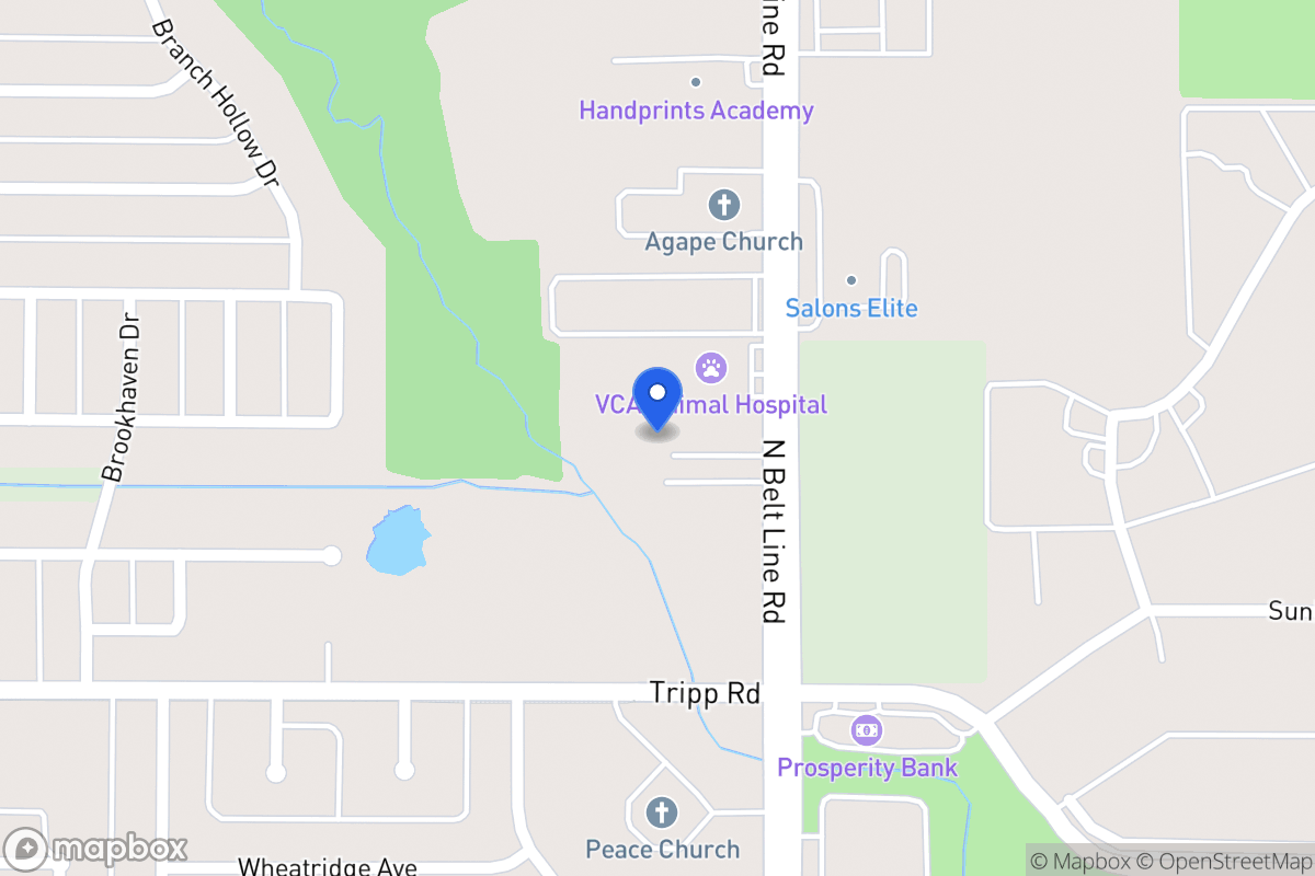Map of 2525 Belt Line Rd