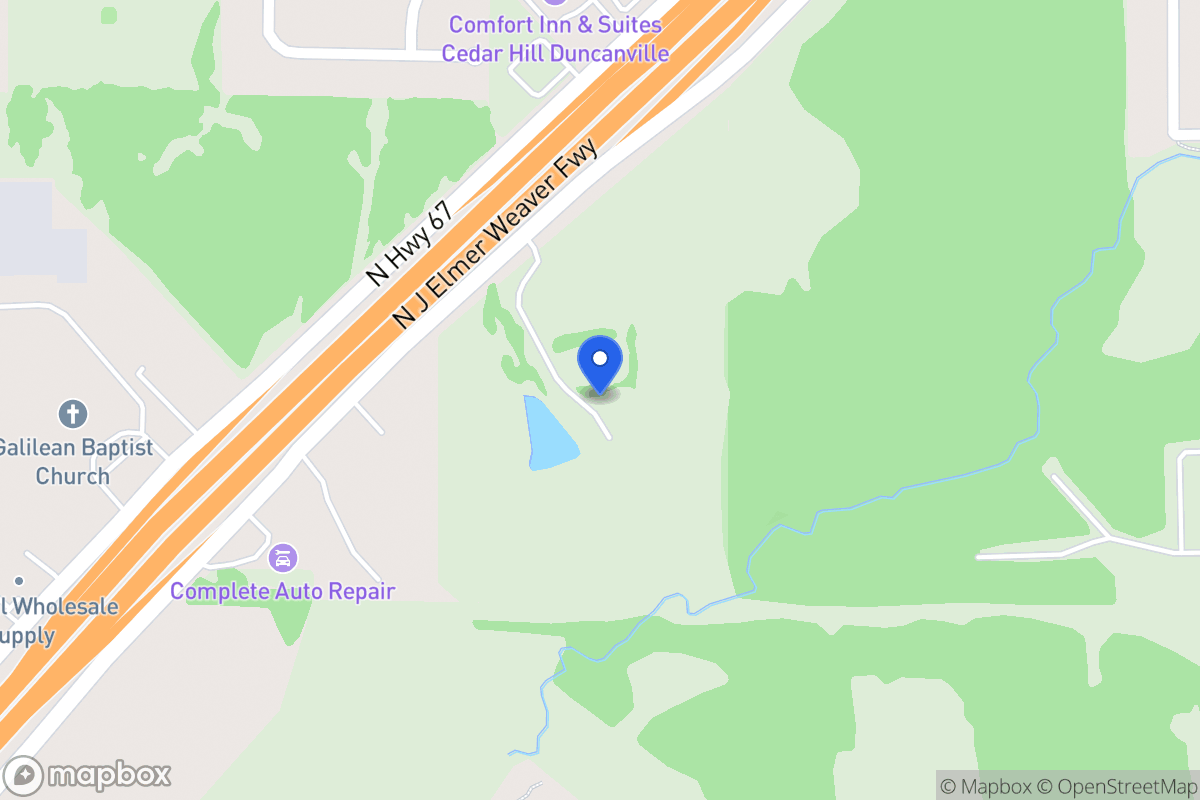 Map of 1318 N J Elmer Weaver Fwy