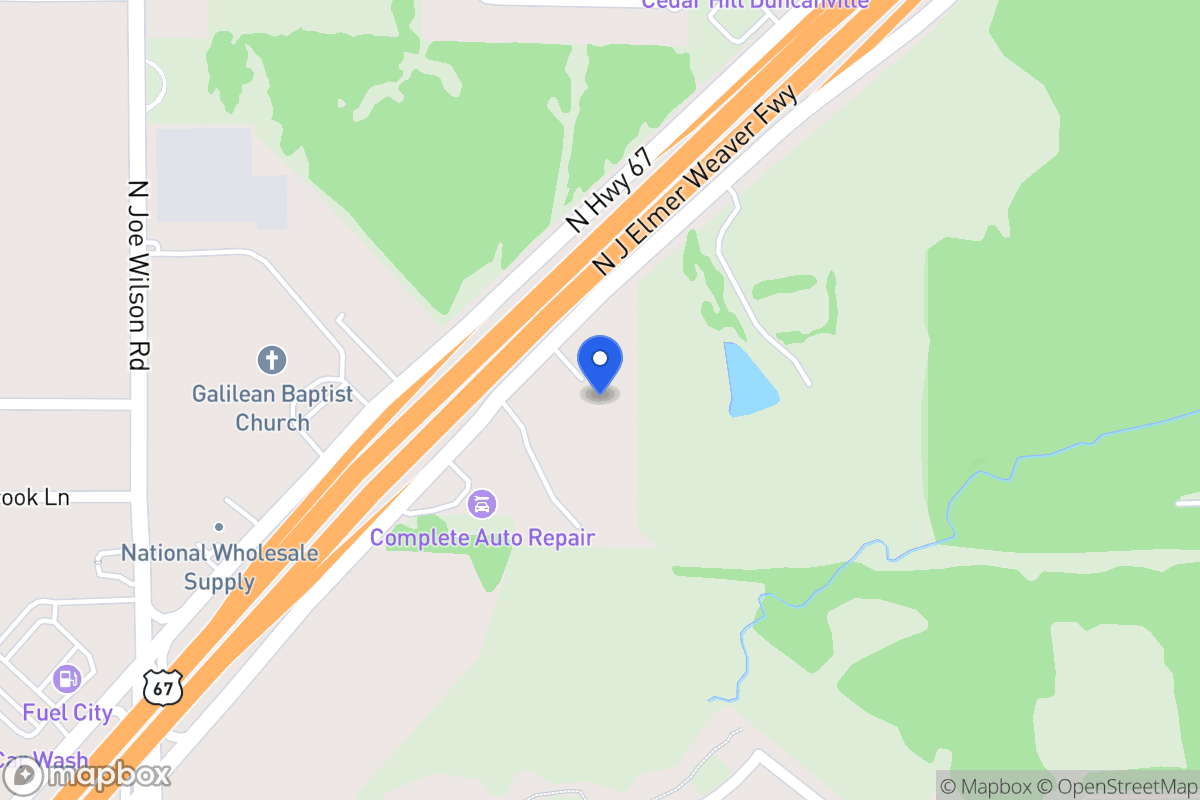 Map of 1232 N J Elmer Weaver Fwy
