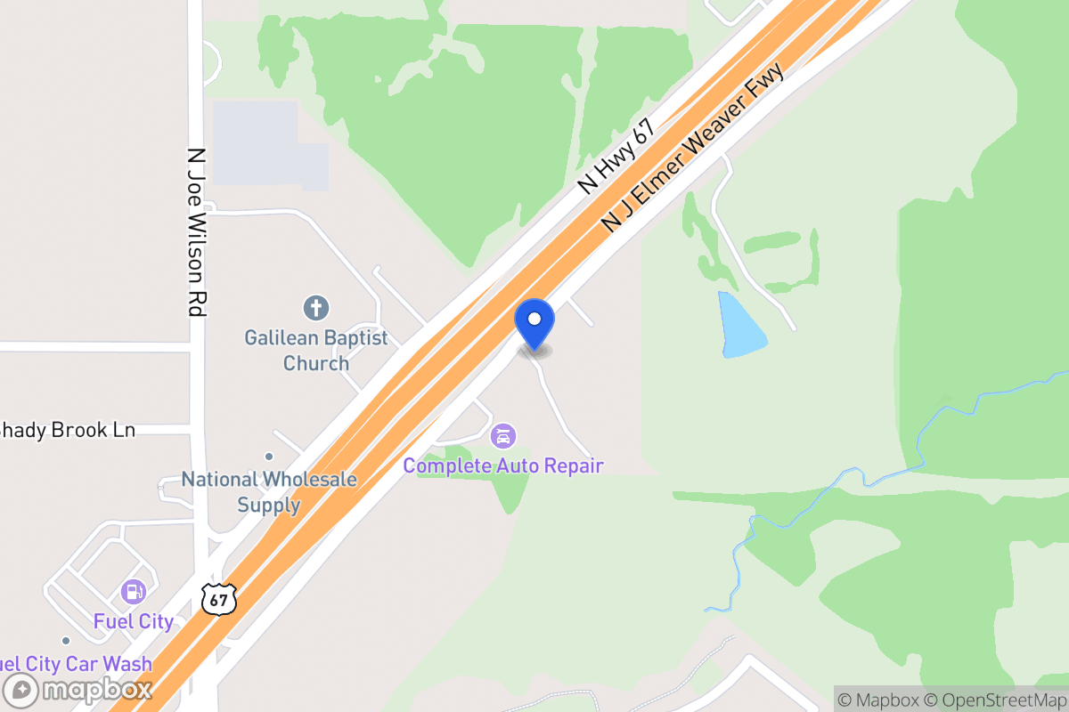 Map of 1308 N Joe Wilson Rd