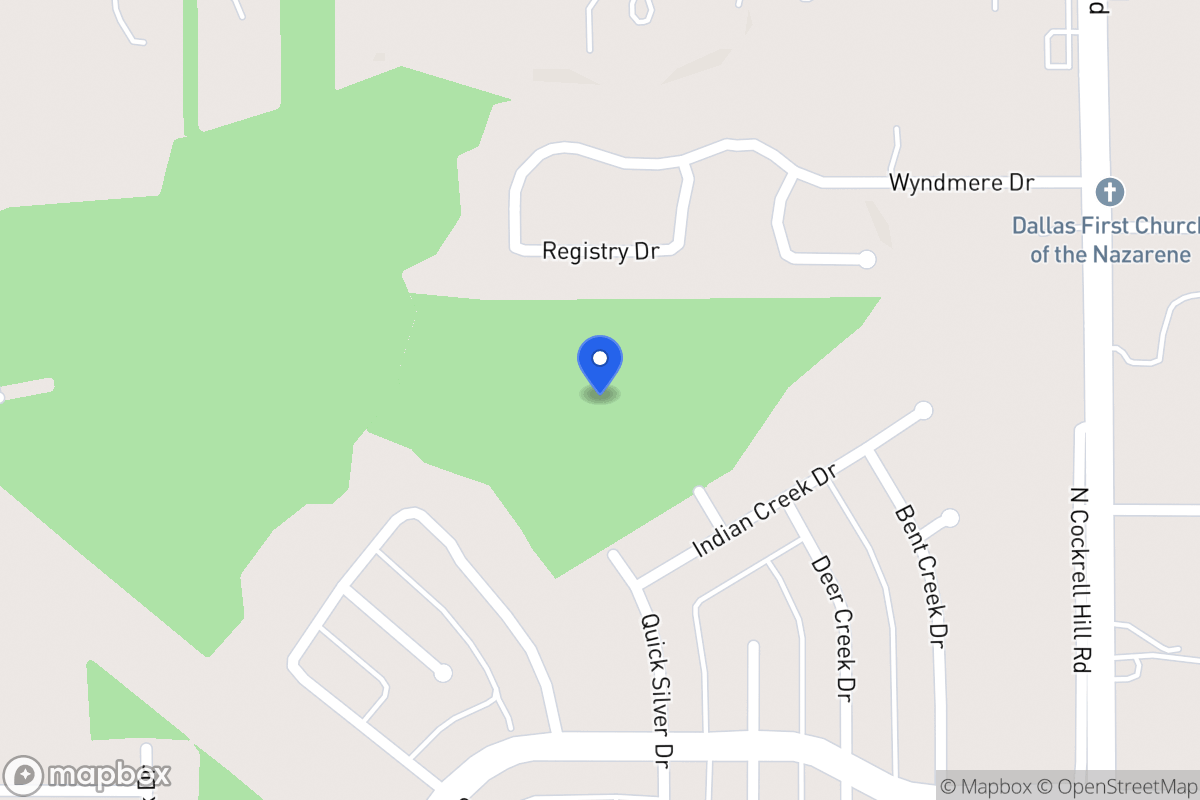 Map of 1451 Indian Creek Dr