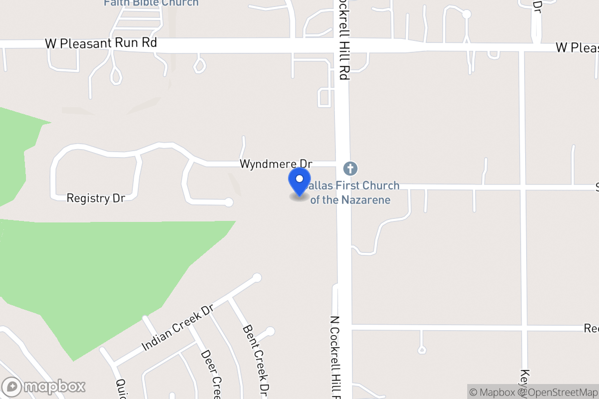 Map of 725 N Cockrell Hill Rd