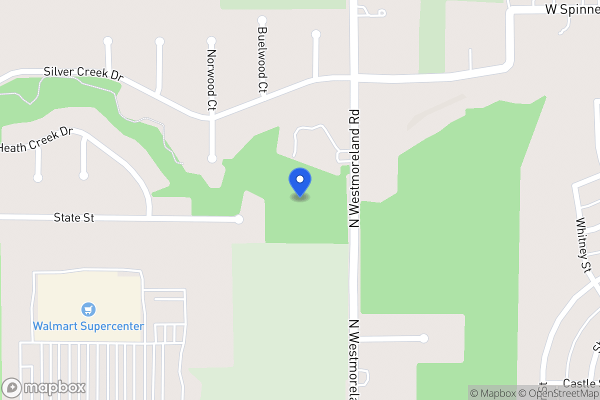 Map of 419 N Westmoreland Rd